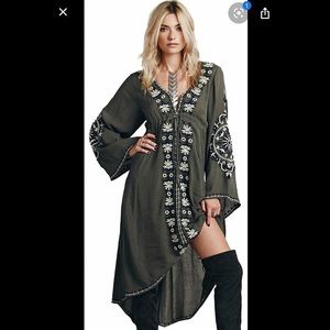Free People Embroidered Hilo Dress